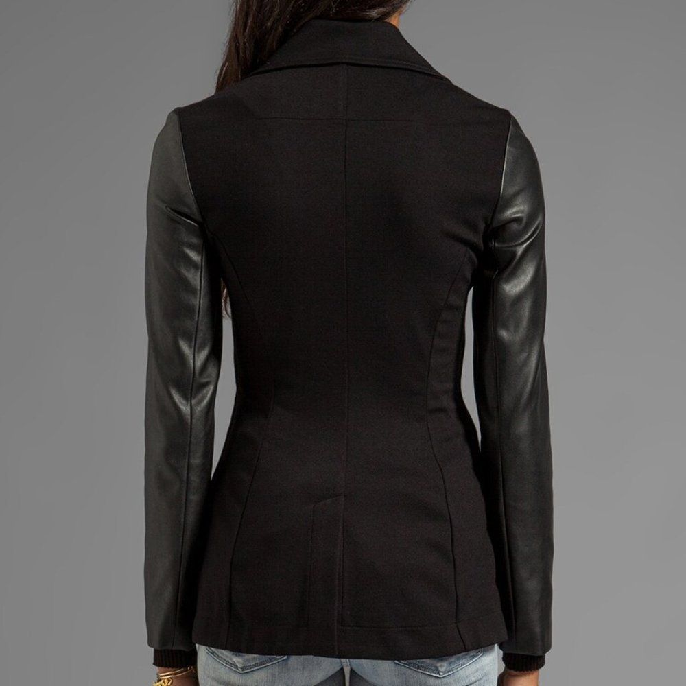 Revolve Bailey 44 Hacker Jacket Buttoned Ponte Kn… - image 4
